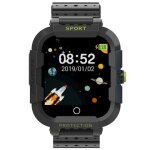 Montre connect�e enfant 4g gps etanche sos et appels vid�o noir yonis