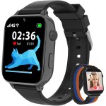 Montre connecte enfant 4g gps, smartwatch tlphone pour filles garons avec appel vido sos podomtre ...