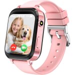 Montre connect�e enfant, 4g montre gps enfant avec sos appel vid�o mode classe podom�tre r�veil, montre ...