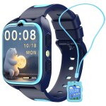 Montre connect�e pour enfants blackview z30 800mah 1. 75  smartwatch sport 4g gps sos led - bleu