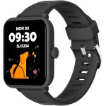 Montre connecte enfant, montre digitale tactile fille avec podomtre, cardiofrequencemtre, etanche ...