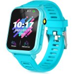 Montre connecte enfant fille garon intelligente avec jeux musique bleu