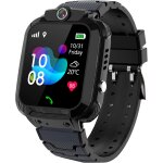 Montre connecte enfant gps, montre intelligente avec rveil, lampe de poche, sos podomtre musique, ...