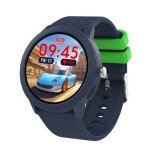Montre connect�e pour enfant ice smart junior 3. 0 ronde avec bracelet silicone ice watch bleu