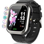 Montre connect�e enfant - montre intelligente avec t�l�phone sos pedometer 11jeux r�veil musique cam�ra ...