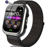 Montre connecte enfant intelligente two - way call smartwatch tlphone sos jeux rveil noir
