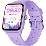 Montre connect�e enfant sans app, montre digitale tactile fille avec podom�tre, fr�quence du pouls, etanche ...