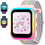 Montre connectée enfant smartwatch garçon fille avec appareil photo jeux musique multicouleur Montre connectée enfant smartwatch garçon fille avec appareil photo jeux musique multicouleur