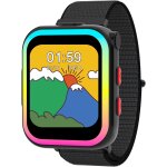 Montre connectée enfant smartwatch garçon fille avec appareil photo jeux musique noir Montre connectée enfant smartwatch garçon fille avec appareil photo jeux musique noir