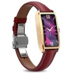 Montre connect�e femme 1, 13 pouce amoled ip68 suivi de sant� or rose or yonis
