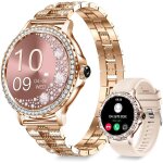Montre connect�e femme, 1. 3  hd smartwatch avec appel bluetooth, 120 + modes sportifs, sant� au f�minin, ...