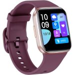 Montre connect�e femme, 1. 7  avec moniteur de fr�quence cardiaque / tension violet