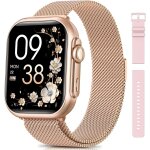 Montre connect�e femme avec 1000mah batterie, autonomie 100 jour ultra - longue, 1. 83  hd smartwatch ...