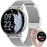 Montre connect�e femme avec appel, 1. 39  hd smartwatch sant� au f�minin, 120 + modes sportifs, 24h fr�quence ...