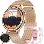 Montre connecte femme avec appel bluetooth, 1, 32  amoled smartwatch, suivi de sant feminine, tracker ...