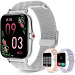 Montre connecte femme avec appel bluetooth, 1. 69  hd smartwatch podometre frquence cardiaque sommeil ...