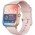Montre connect�e femme appel bluetooth, alexa int�gr�e 1. 8  smartwatch moniteur de spo2 cardiofrequencemetre ...