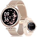Montre connect�e femme, contr�le par ecran tactile amoled hd montre connect�e femme sport, ip68 montre ...