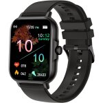 Montre connecte femme homme, 1. 83  smartwatch avec fonction d'appel et podometre noir