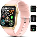 Montre connecte femme homme avec repondre appel bluetooth, 1. 85  smartwatch 113 + montre sport moniteur ...