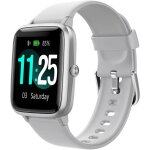 Montre connect�e femme homme smartwatch bluetooth pour android ios podometre gris