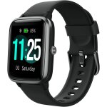 Montre connect�e femme homme smartwatch bluetooth pour android ios podometre noir