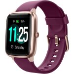 Montre connect�e femme homme smartwatch bluetooth pour android ios podometre violet