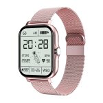 Montre connect�e femme ip67 etanche contr�le musique appel bluetooth moniteur sant� rose yonis