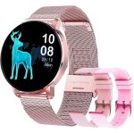 Montre connect�e femme, smartwatch compatible samsung huawei xiaomi android ios podometre montre sport ...
