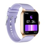 Montre connect�e avec fr�quence cardiaque, pression art�rielle, oxyg�ne sanguin et podom�tre champagne ...