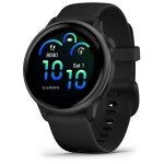 Montre connectee garmin v�voactive� 6 42 mm noir avec bracelet noir