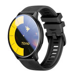 Montre connect�e gps amoled sport suivi sant� et appels ip68 titmo noir