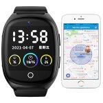 Montre connect�e gps s�nior enfant traceur cardio temp�rature android ios avec temperature corporelle ...