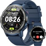 Montre connecte homme, 1. 43  montre tactile connect, etanche 5atm smartwatch avec tensiomtre cardiofrquen ...