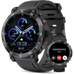 Montre connecte homme 1, 52  ecran hd, smartwatch avec appel bluetooth 110 + modes sportifs podomtre ...