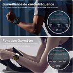 Montre connect�e homme avec appel bluetooth, montre appel, ecran 1. 39  tft, moniteur cardiofr�quence ...