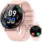 Montre connect�e homme femme, 1, 39� hd ecran tactile smartwatch avec appels bluetooth, 120 + sportifs ...