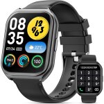 Montre connect�e homme femme, 1. 85  hd smartwatch avec appels bluetooth, 100 + modes sportifs, montre ...