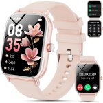 Montre connecte homme femme, 1. 85 hd smartwatch avec appel bluetooth, montre de fitness 110 + mode ...