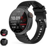Montre connecte homme femme avec appel assistant vocal, 1, 52'' rond ecran hd de sport smartwatch ultra ...