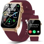 Montre connecte homme femmes avec appel bluetooth, 1. 85  smartwatch avec 110 + sportifs, etanche ip68 ...