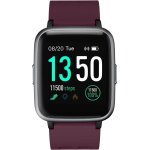 Montre connect�e homme femme smartwatch cardiofrequencemetre ip68 violet