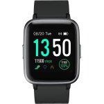 Montre connect�e homme femme smartwatch sport cardiofrequencemetre intelligente ip68 noir