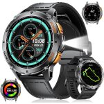 Montre connecte homme gps, 180 modes sportifs, amoled 1, 43  montre militaire avec lampe torche et boussole ...