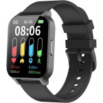 Montre connectée homme smartwatch sport tactile podometre cardiofrequencemetre noir Montre connectée homme smartwatch sport tactile podometre cardiofrequencemetre noir