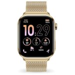 Montre connecte ice smart 3. 0 rectangulaire bracelet acier maille milanaise