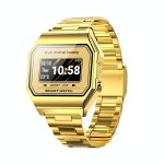 Montre connectée ip67 or ecran couleur 0. 96' bracelet acier autonomie 5 jours or yonis Montre connectée ip67 or ecran couleur 0. 96' bracelet acier autonomie 5 jours or yonis