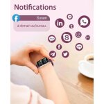 Montre connect�e - shang wing - femme - etanche ip68 - notification sms - suivi cardiaque