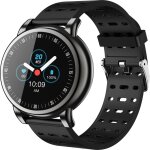 Montre connect�e sport 1, 08 pouce smartwatch ip67 monitoring cardio sommeil noir yonis
