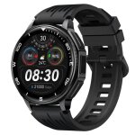 Montre connect�e sport 1. 43 pouce amoled gps double fr�quence appels bluetooth noir yonis